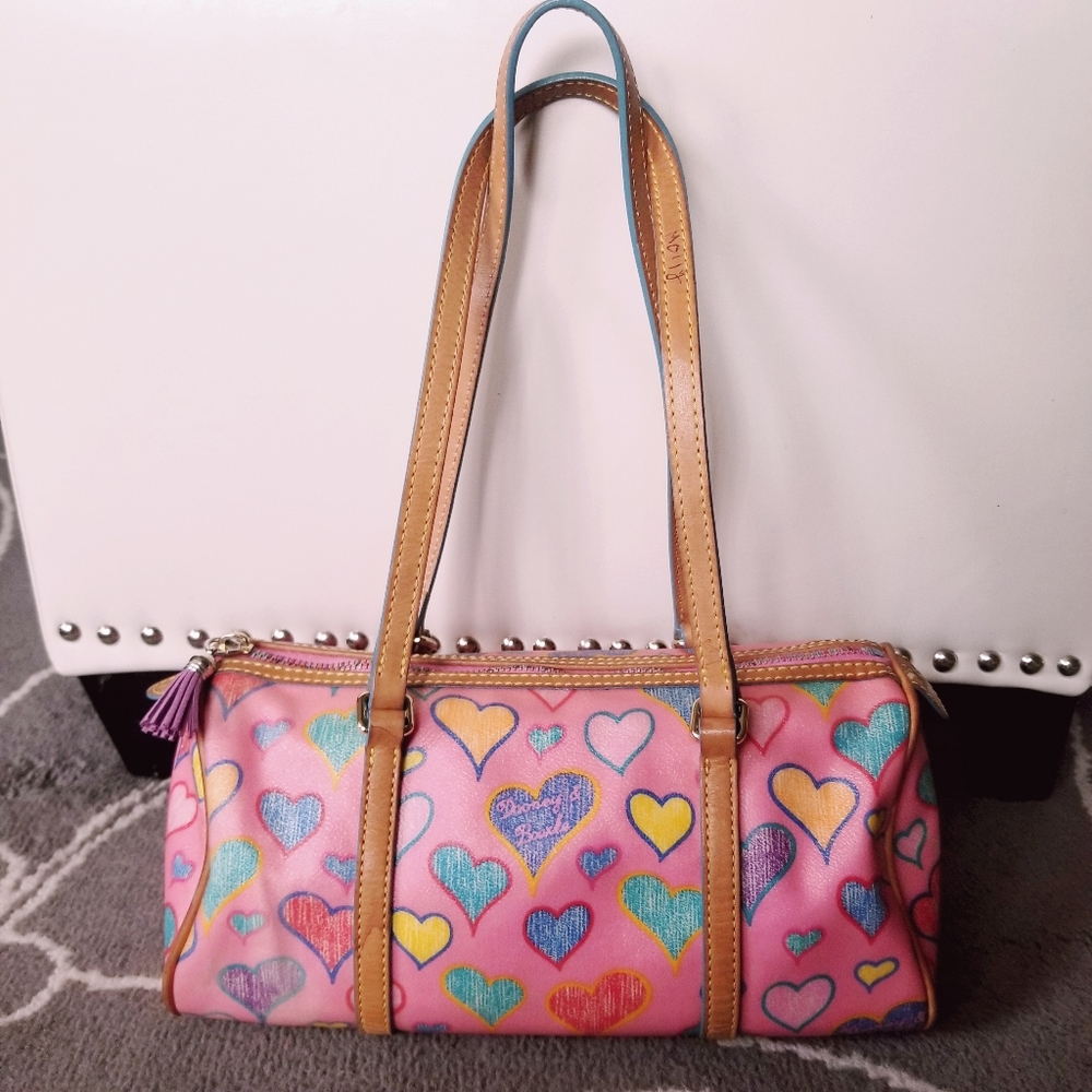 Dooney & Bourke Hearts Collection Satchel Handbag